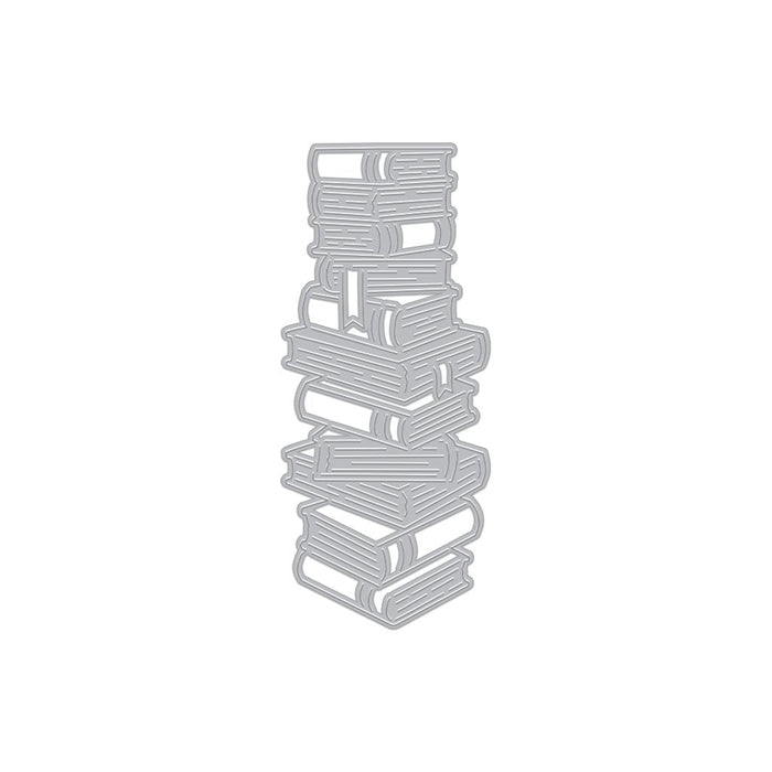 Stacked Books Fancy Dies