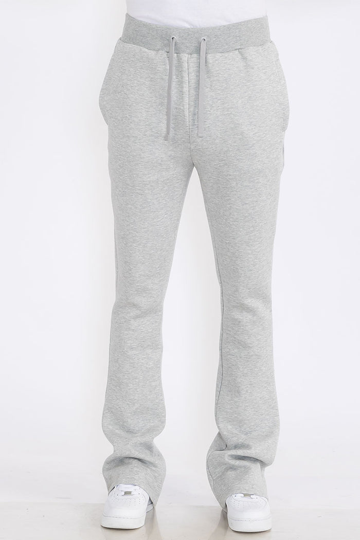 Stacked Flare Fleece Sweat Pants
