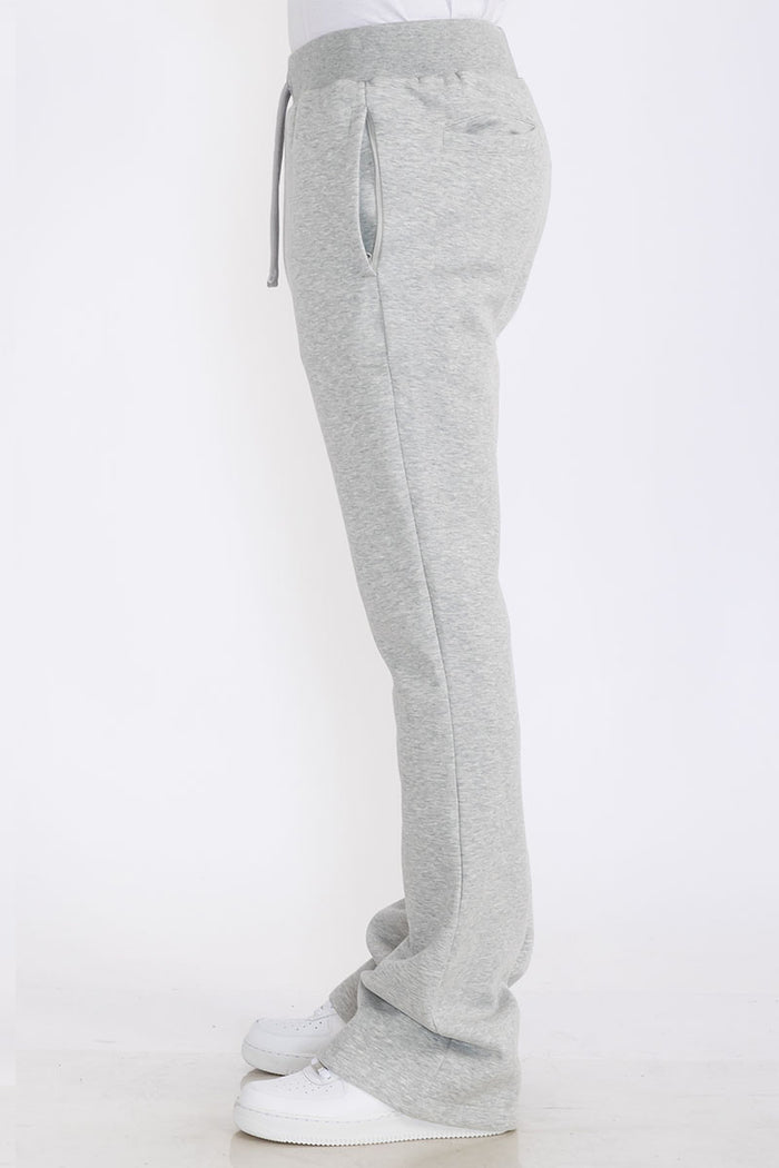 Stacked Flare Fleece Sweat Pants