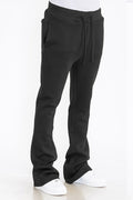 Stacked Flare Fleece Sweat Pants