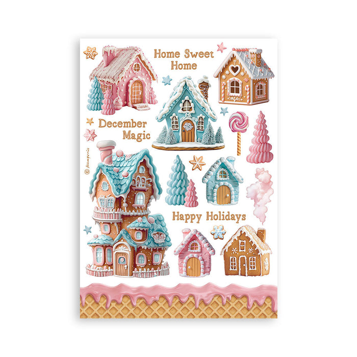 Stamperia Candy Christmas Washi Sheets