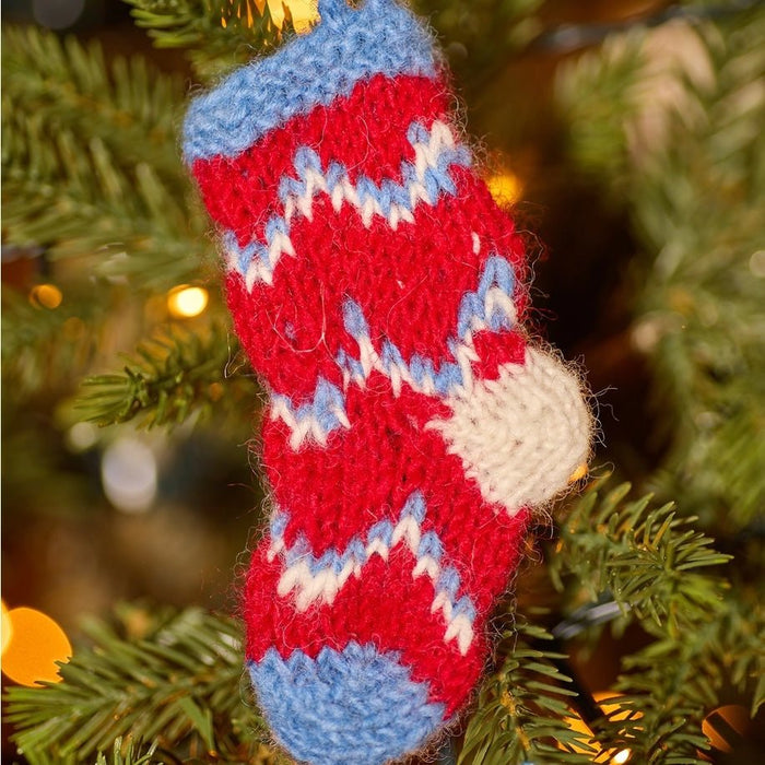 Stocking Knitted Decoration | Namaste - This is Knit