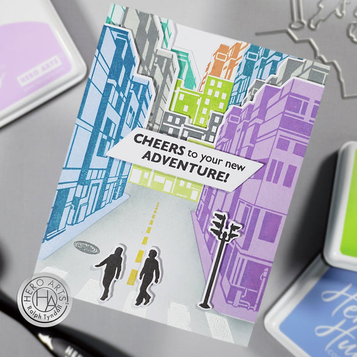 Street-View HeroScape Stamp Set from Retro Perspectives Collection by Ralph Tyndall