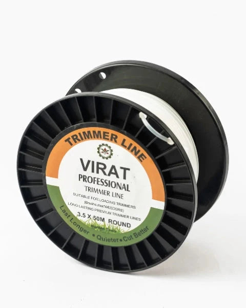 SVVAS Virat Professional Trimmer Line For Brush Cutter 3.5Mmx50Meters White(Round Profile) (Tlwr3550)
