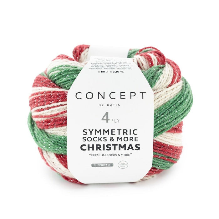 Symmetric Sock Christmas | Katia - This is Knit