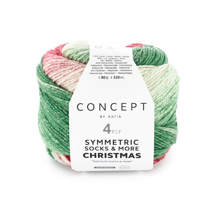 Symmetric Sock Christmas | Katia - This is Knit