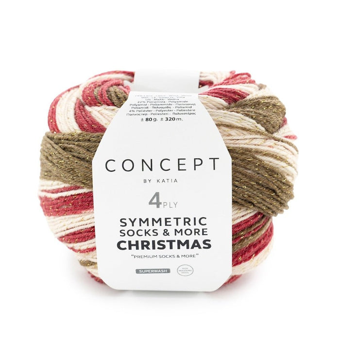 Symmetric Sock Christmas | Katia - This is Knit