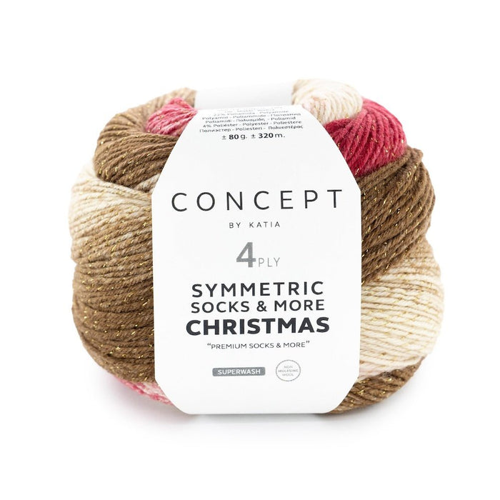 Symmetric Sock Christmas | Katia - This is Knit