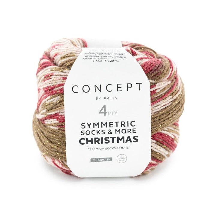 Symmetric Sock Christmas | Katia - This is Knit