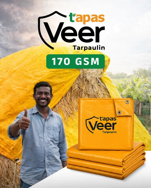 Tarpaulin/Tirpal/Tadpatri sheet- Tapas Veer 170 GSM HDPE, Multipurpose Covering sheet