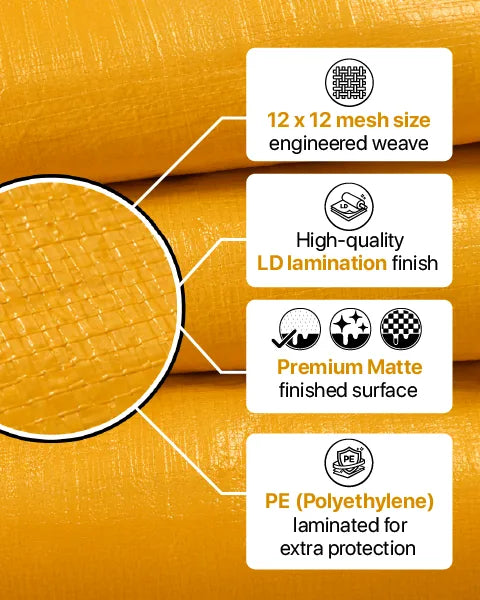 Tarpaulin/Tirpal/Tadpatri sheet- Tapas Veer 170 GSM HDPE, Multipurpose Covering sheet