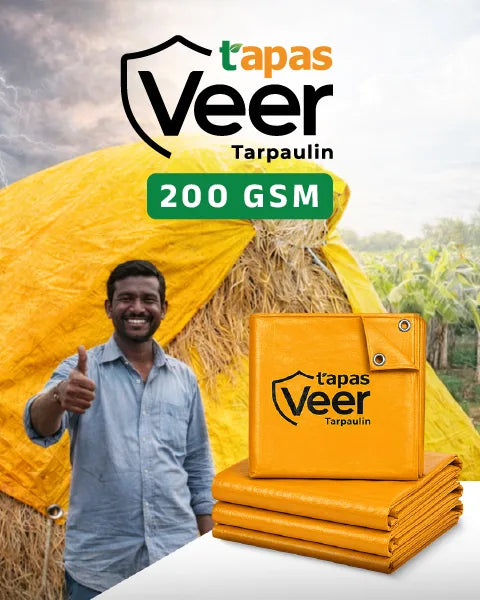 Tarpaulin/Tirpal/Tadpatri sheet- Tapas Veer 200 GSM HDPE, Multipurpose Covering sheet