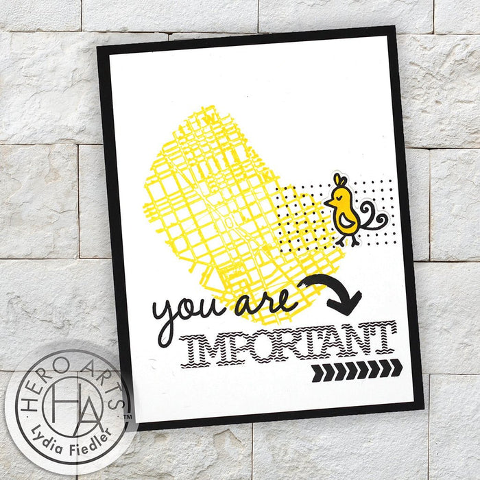 Textured Compliments Clear Stamp Set