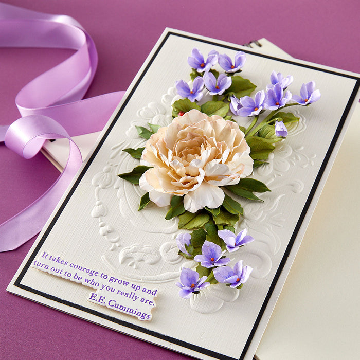 The Poet's Garden Sentiments Press + Foil Plate & Die Set by Susan Tierney-Cockburn