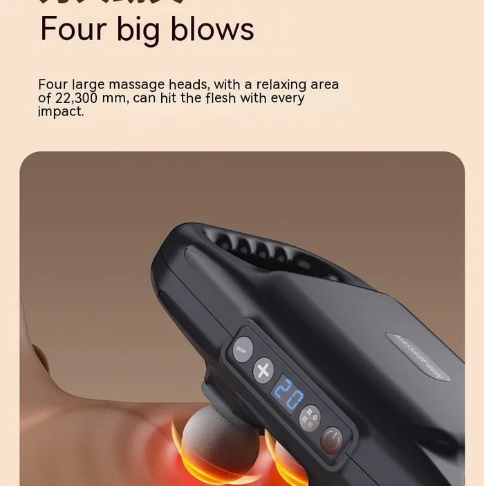 Transform Your Relaxation with Our Four Head Percussive Massage Gun