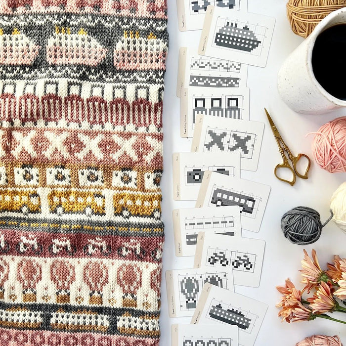 Travel Doodle Card Deck (Smaller Size) | Pacific Knit Co - This is Knit