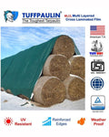 TUFFPAULIN 40FT X 40FT 150 GSM GREEN HAY COVERS HEAVY DUTY TARPAULIN- TIRPAL