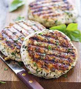 Turkey Burger with Caramelized Onion