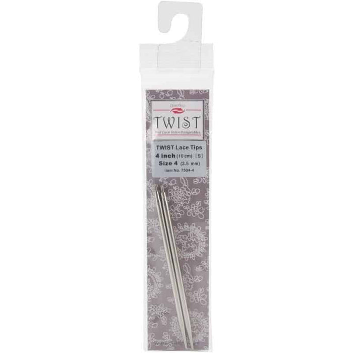 Twist Lace Tips, 4" | ChiaoGoo - This is Knit