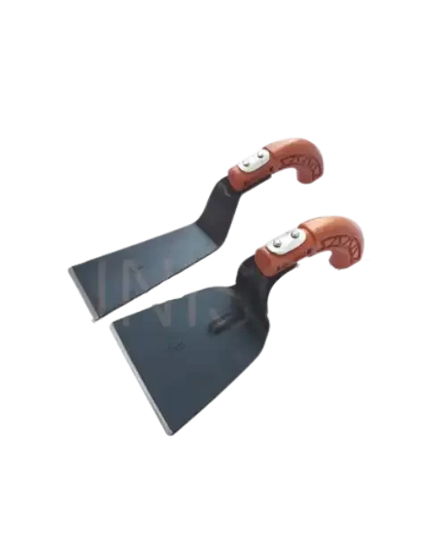 UNISON' KHURPA SET OF 2 PCS. (3"& 5" )WITH PLASTIC HANDLE WOOD TYPE
