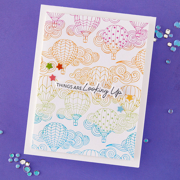 Up & Away - Press & Foil Plate of the Month
