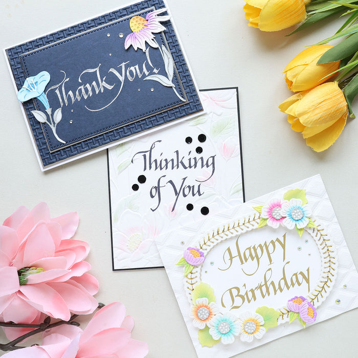 Upright Italic Everyday Sentiments Press + Foil Bundle by Paul Antonio