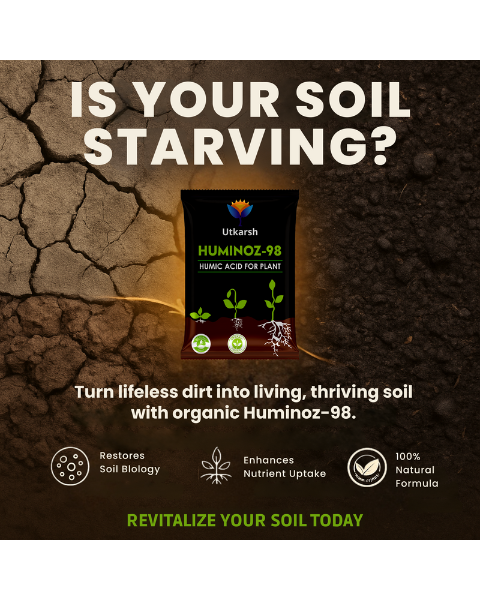 UTKARSH HUMINOZ-98 HUMIC ACID (98%)
