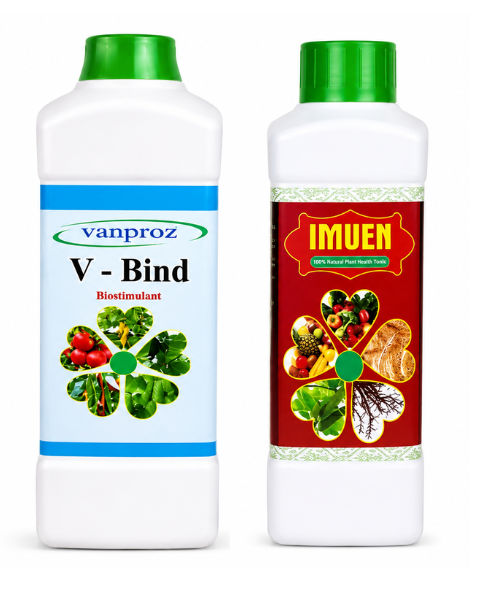 Vanproz V-Bind Bio Viricide + Imuen Growth Promoter Combo