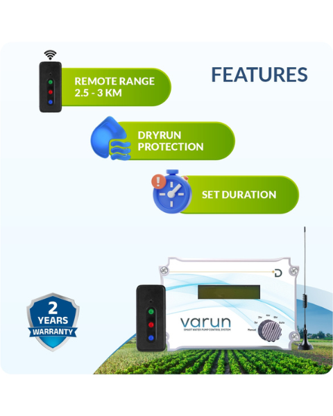 Varun S1 Remote Based Water Pump Controller