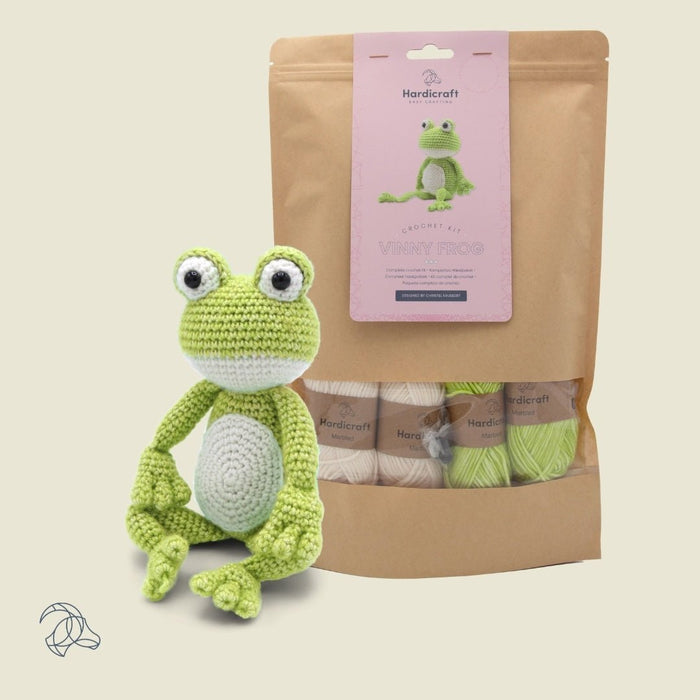 Vinny Frog Crochet Kit | Hardicraft - This is Knit