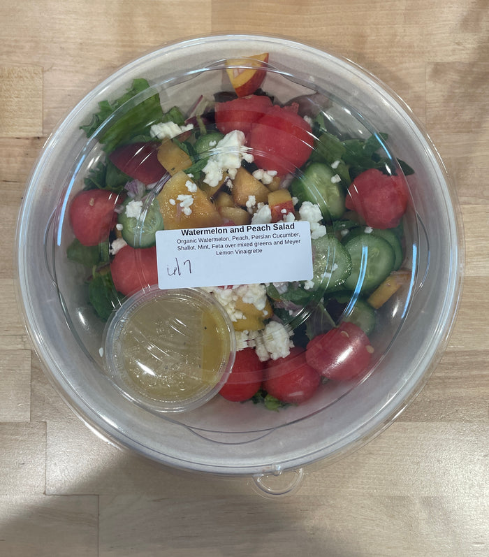 Watermelon and Peach Salad