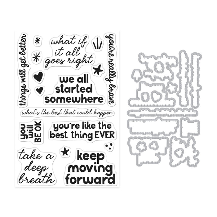 We All Started Somewhere Stamp & Cut Set