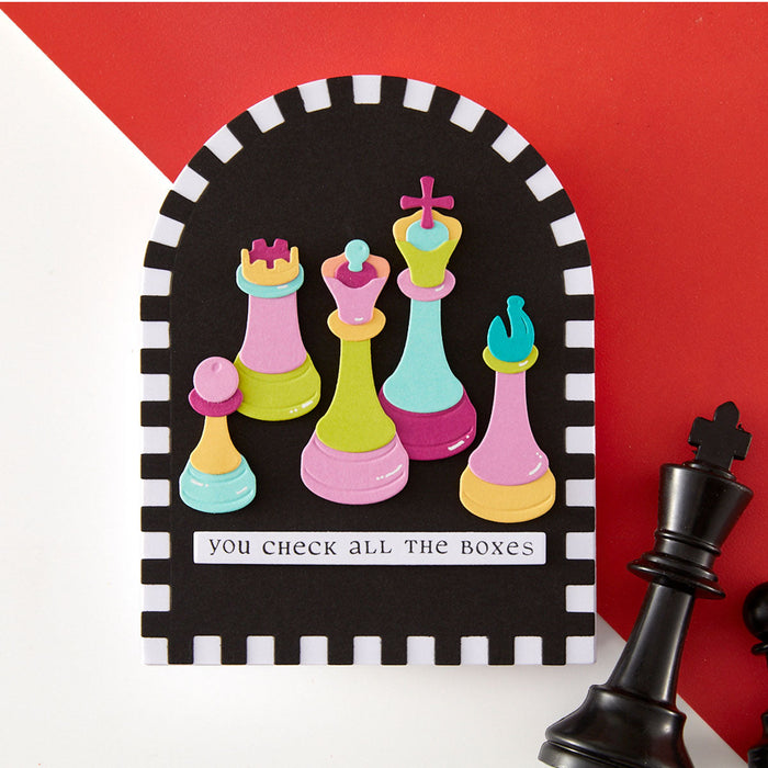 Well Played Sentiments Clear Stamp & Die Set