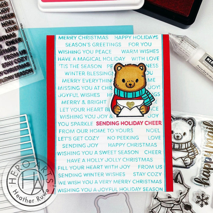 Winter Mail Critters Stamp & Cut
