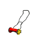 WOLF GARTEN LAWN MOWER (TT 300 S) 30CM/11INCH WITH OR WITHOUT GRASS CATCHER (FS-320)
