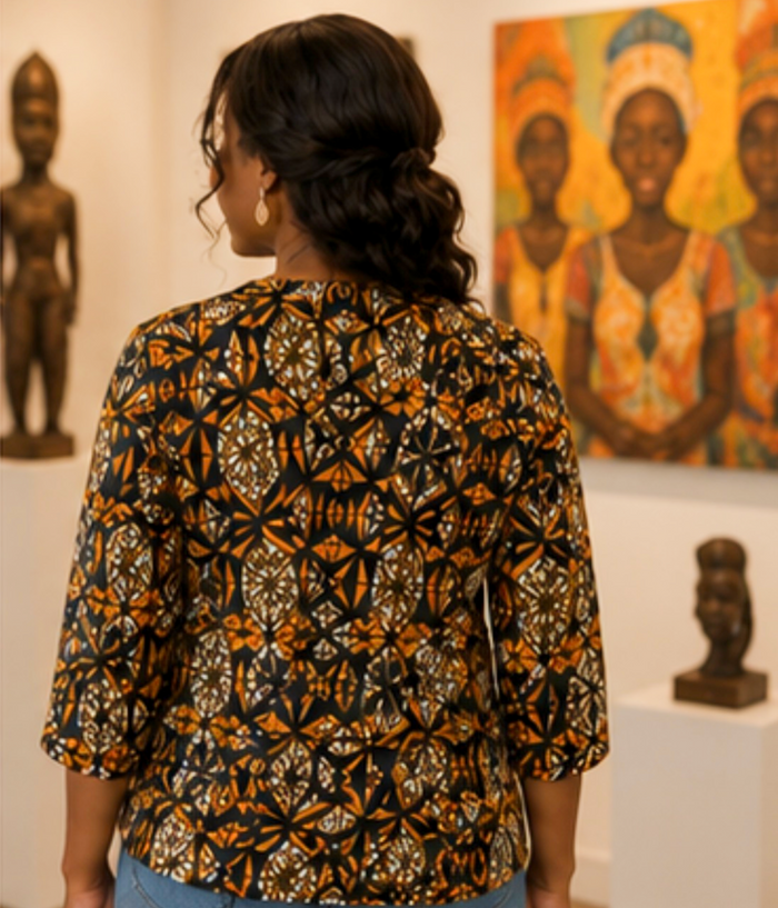 Women’s African Print Blazer