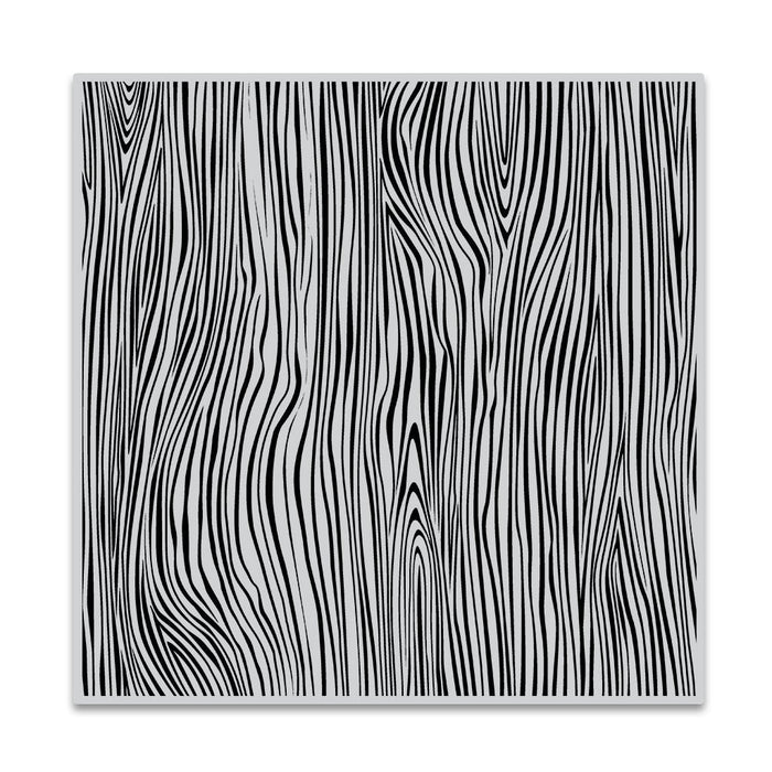 Woodgrain Bold Prints Cling Stamp