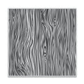 Woodgrain Bold Prints Cling Stamp