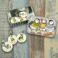 Woolly Puffin Stitch Markers In A Tin | Emma Ball - This is Knit
