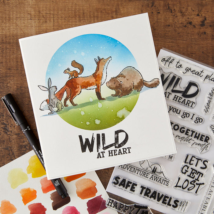 Words for the Wild Clear Stamp Set by Josh Griffiths Studio