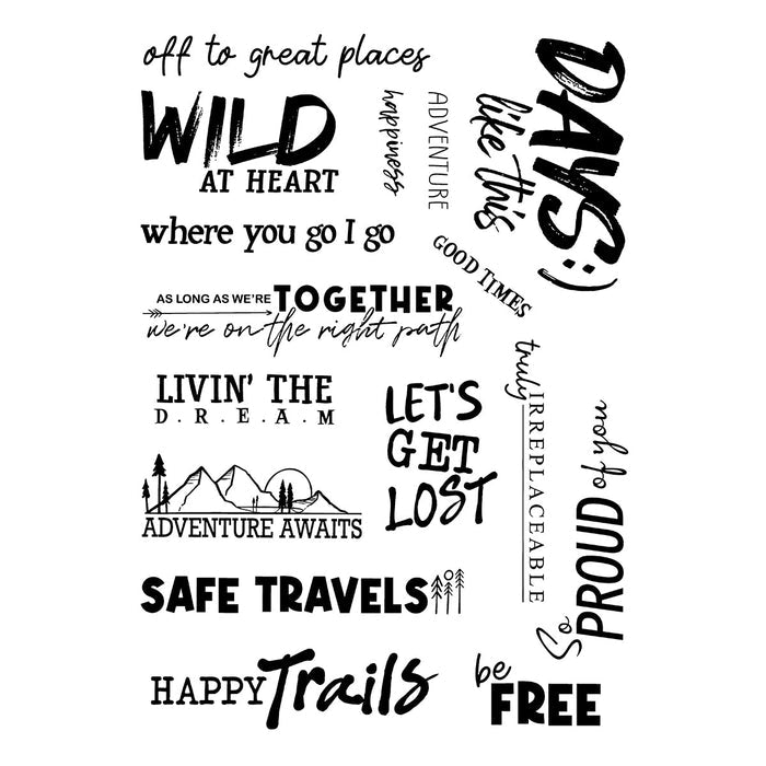 Words for the Wild Clear Stamp Set by Josh Griffiths Studio